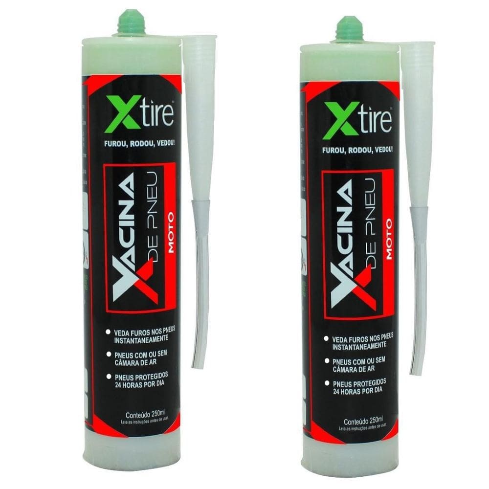 Anti Furo Selante Pneus Com Sem Câmara Xtire 2 Frascos 250Ml