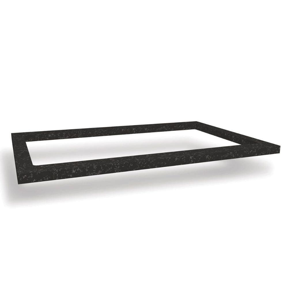 Módulo Cozinha Kappesberg Nox Tampo S417 80cm p/ Cooktop Preto Brilho