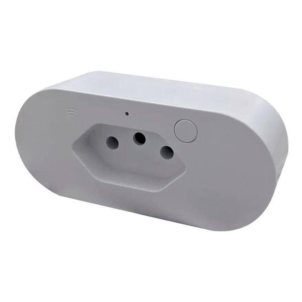 Tomada Inteligente Wifi Lig/Desl App Celular Alexa G.Home