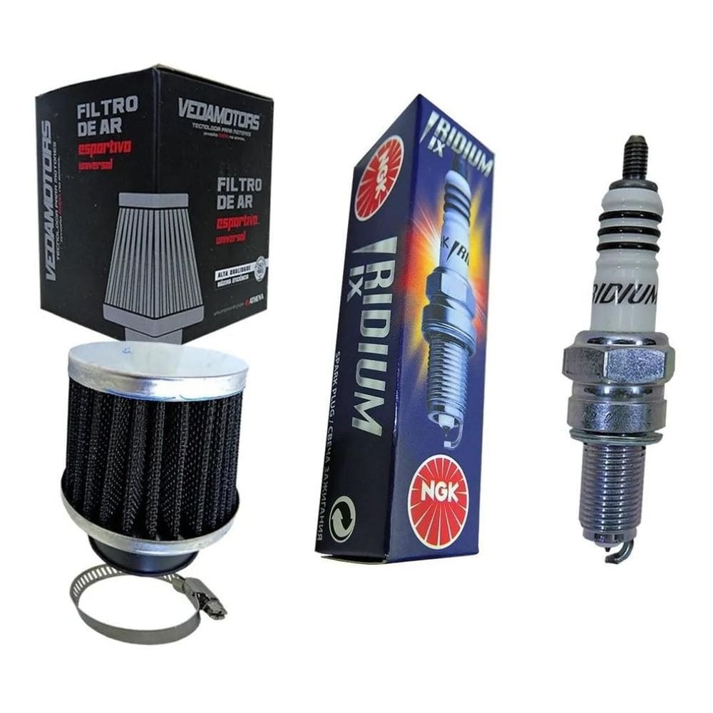 Vela Ngk Iridium Filtro Esportivo Cg Titan Fan Bros 150 160