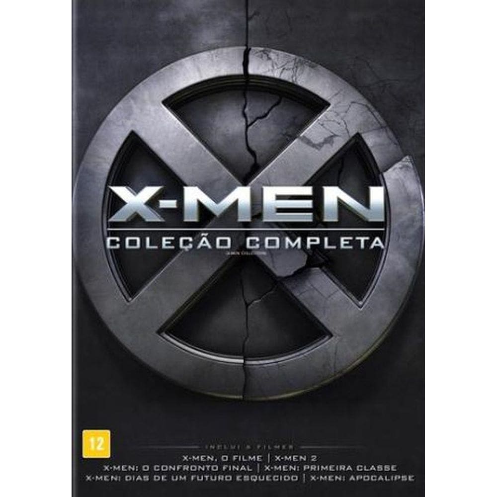 Blu-Ray X-Men Coleção 6 Discos - Jackman, Fassbender, McAvoy
