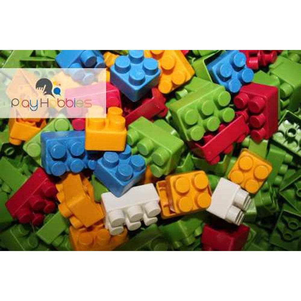 Peças Coloridas para Montar - 40 peças - Tamanho Variado