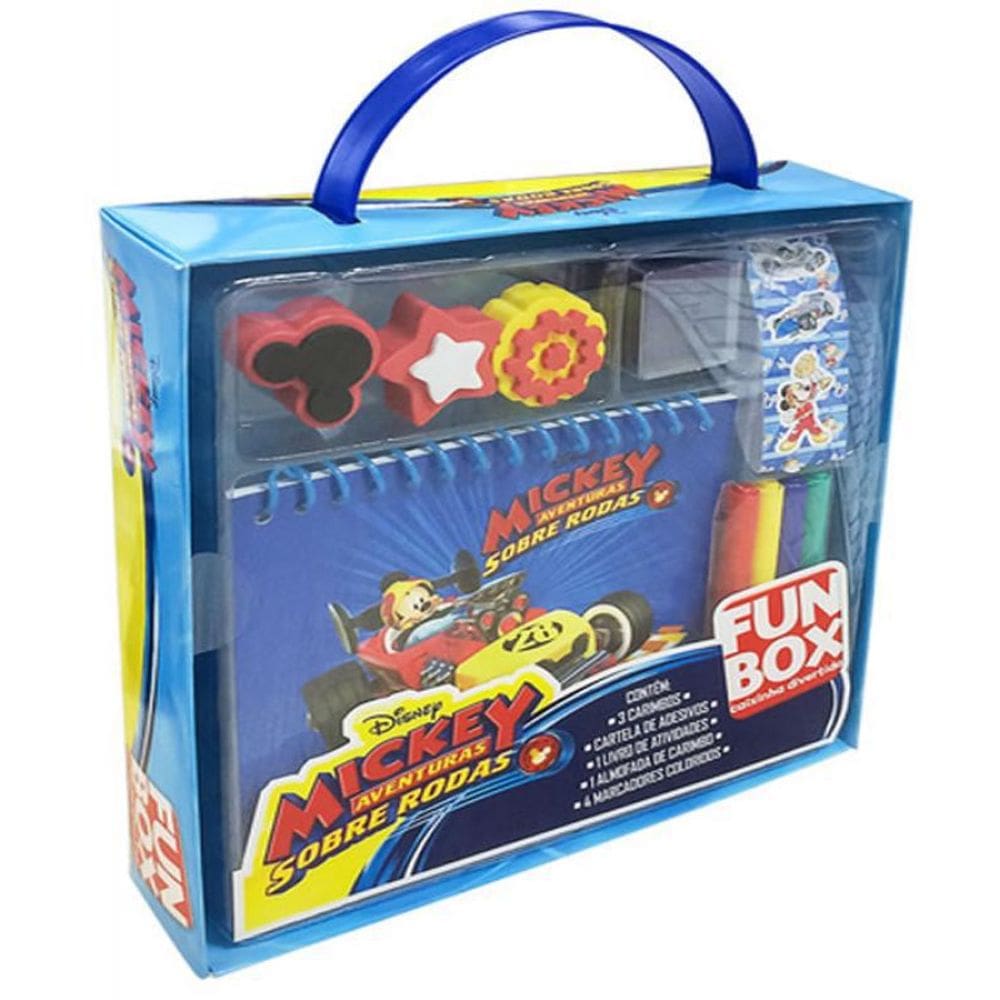 Livro Mickey Aventuras Sobre Rodas - Fun Box
