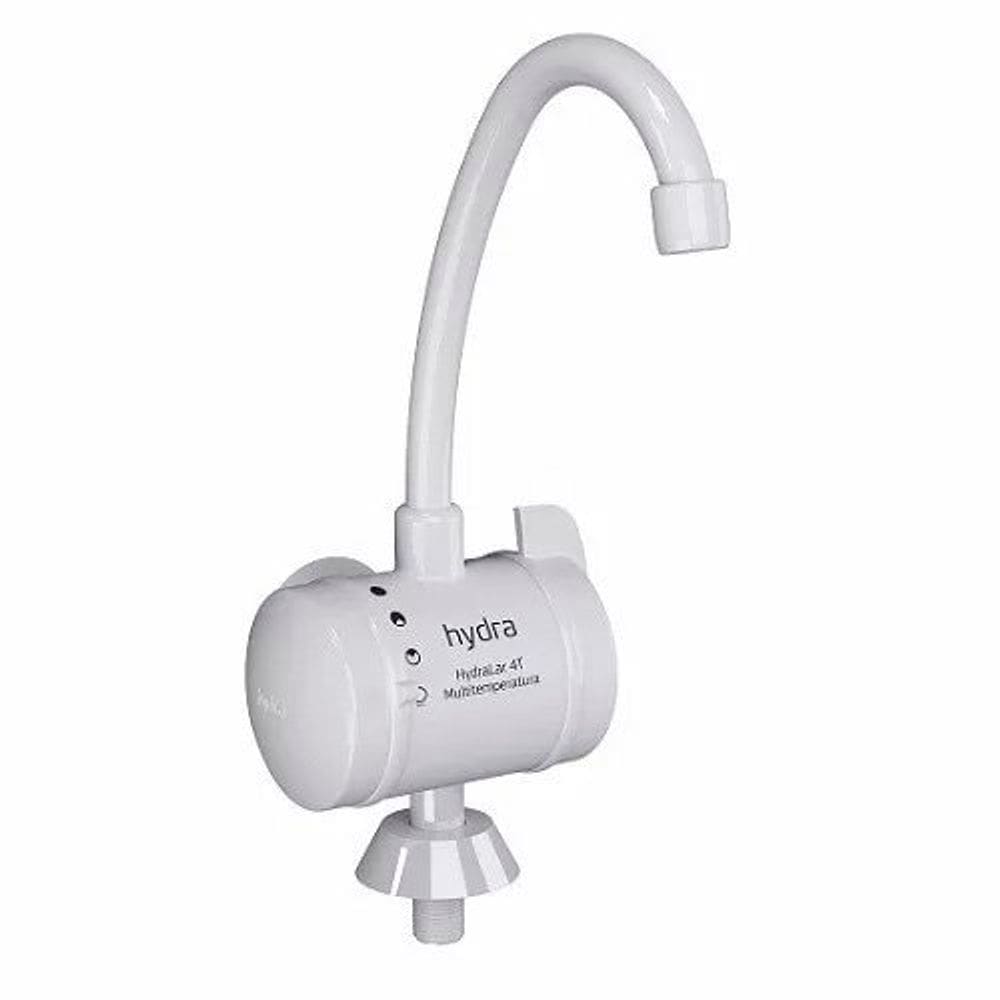 Torneira Eletrica Hydralar 4t 5500W Bancada 127V Branca