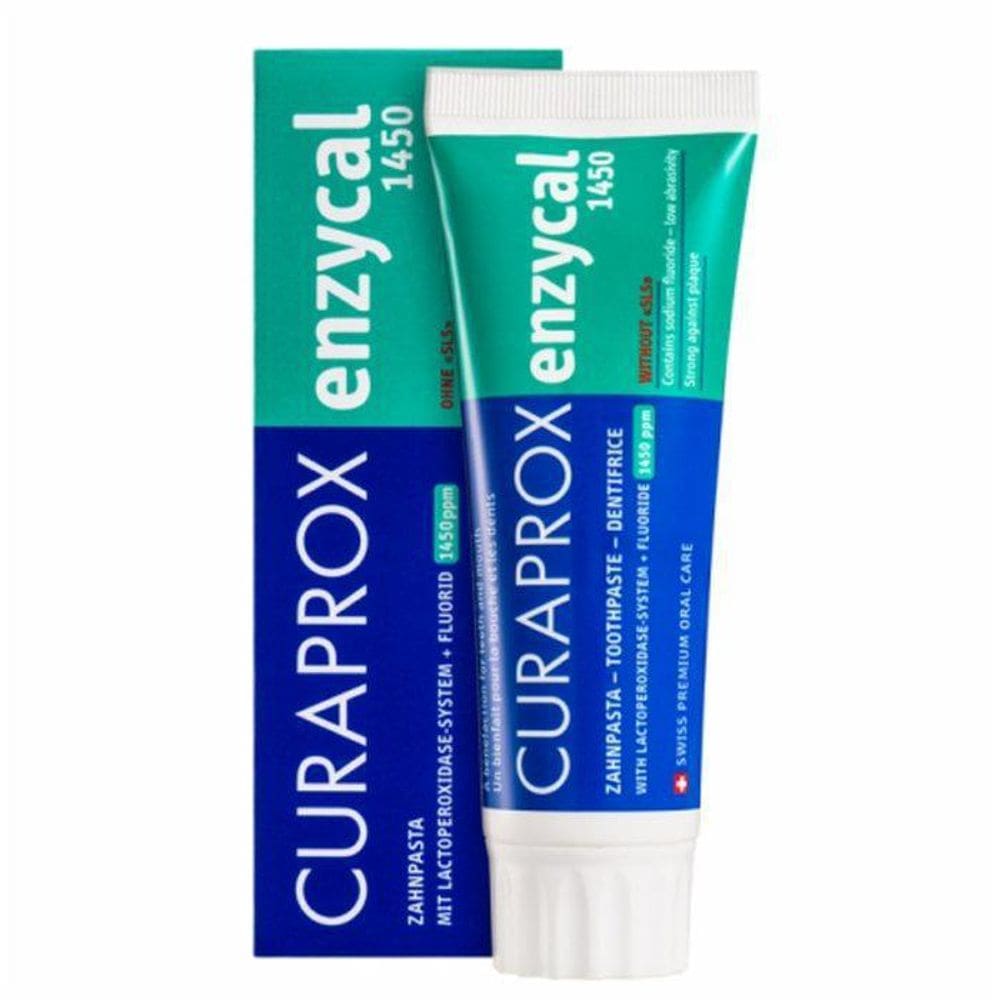 Creme Dental Curaprox 1450 - Flúor 450ppm, 75ml