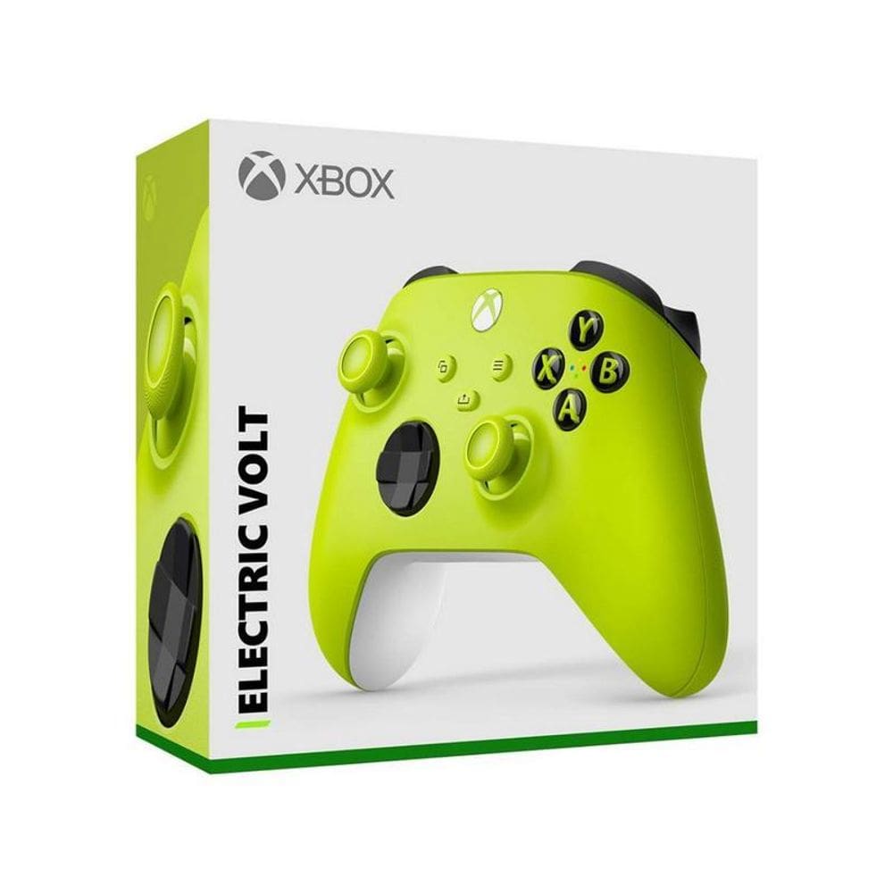 Controle Xbox Electric Volt Neon Yellow Xbox Series X/S One