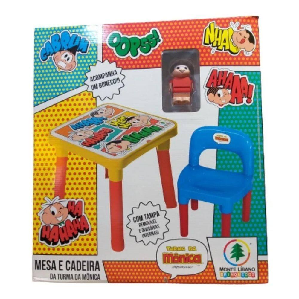 Mesa Cadeira Boneca Mônica 0260 Monte Líbano