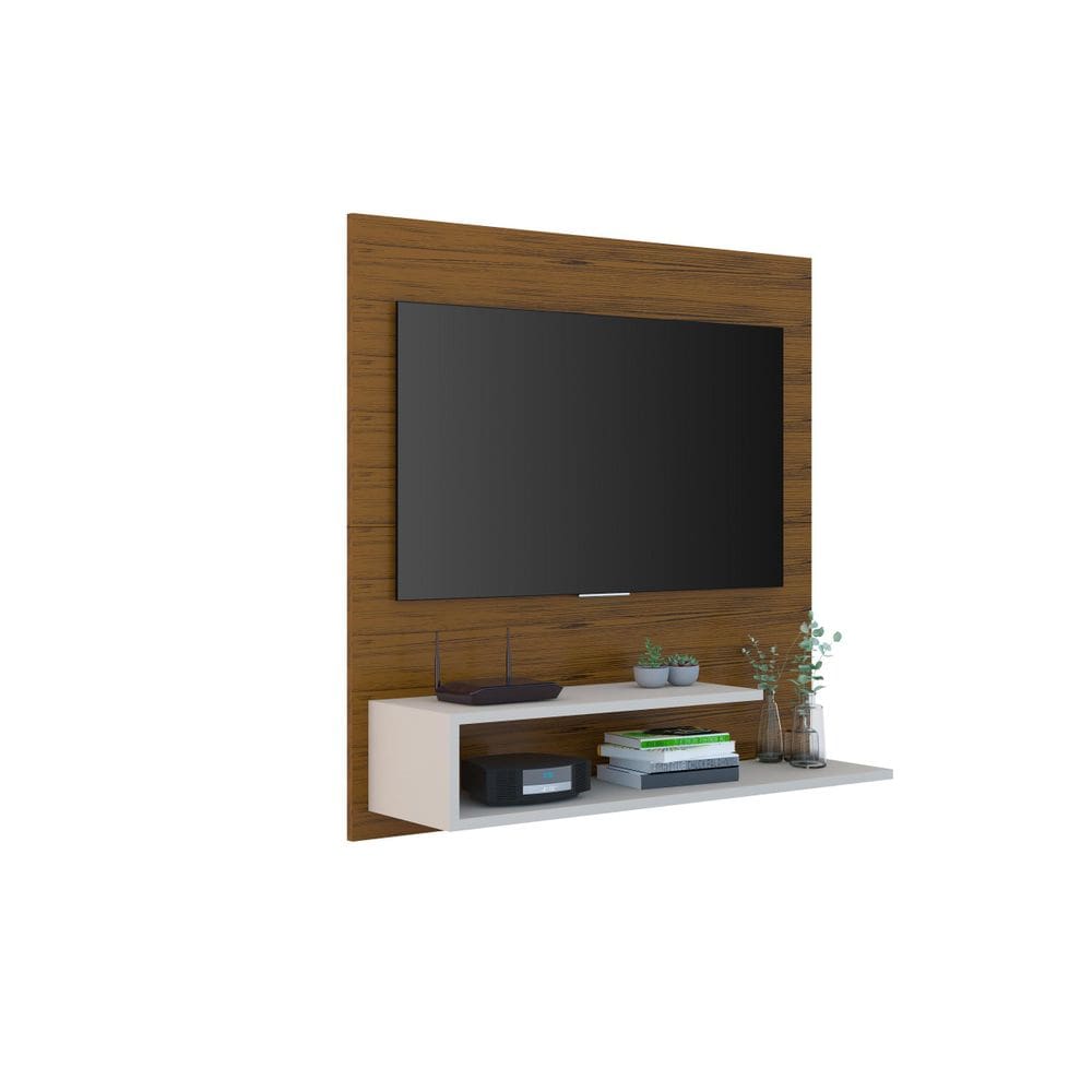 Painel Para Tv 32P Orlon - Sala/Quarto - Freijó/Off - Decor