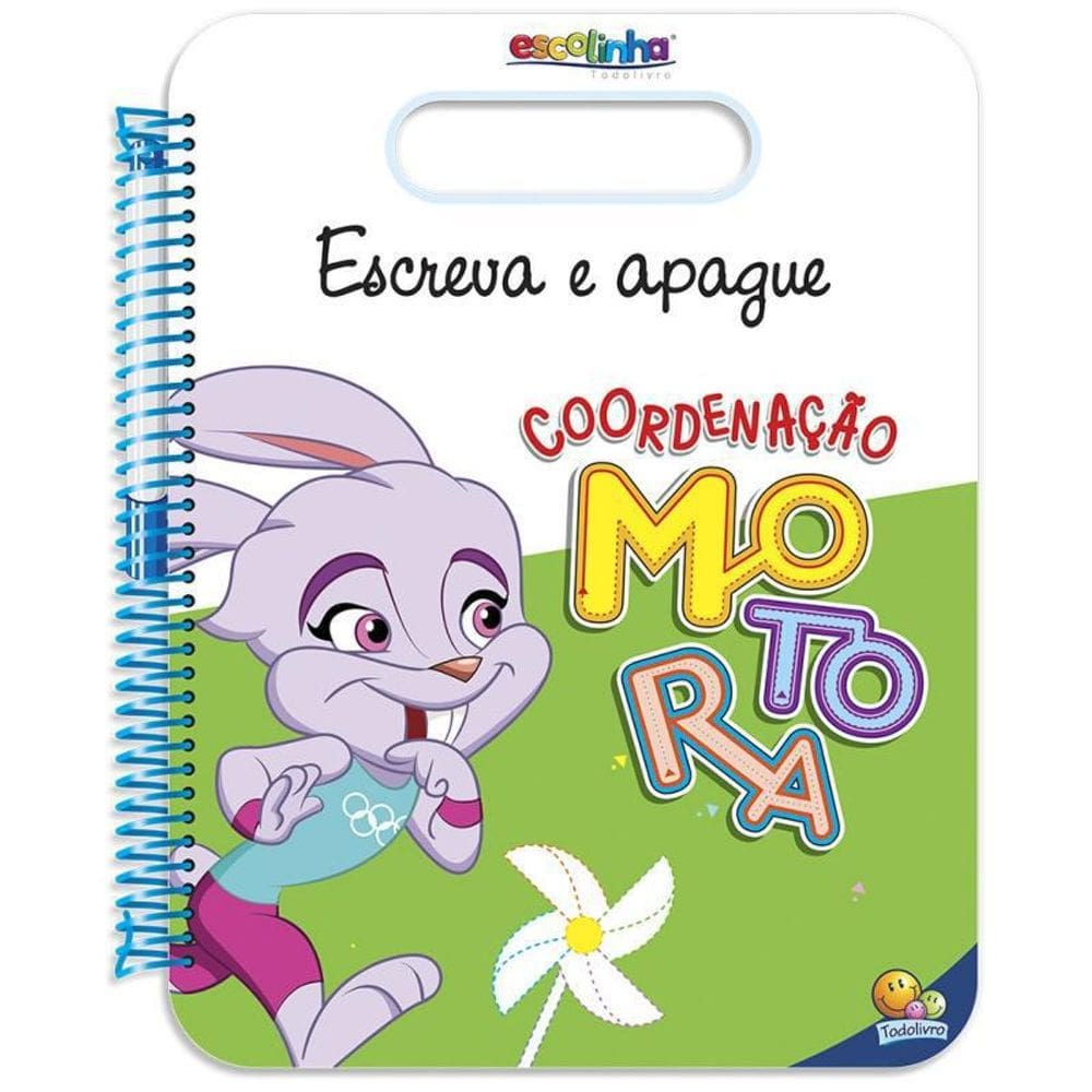 Livro Escolinha Escreva, Apague E Escreva Novamente Coordena