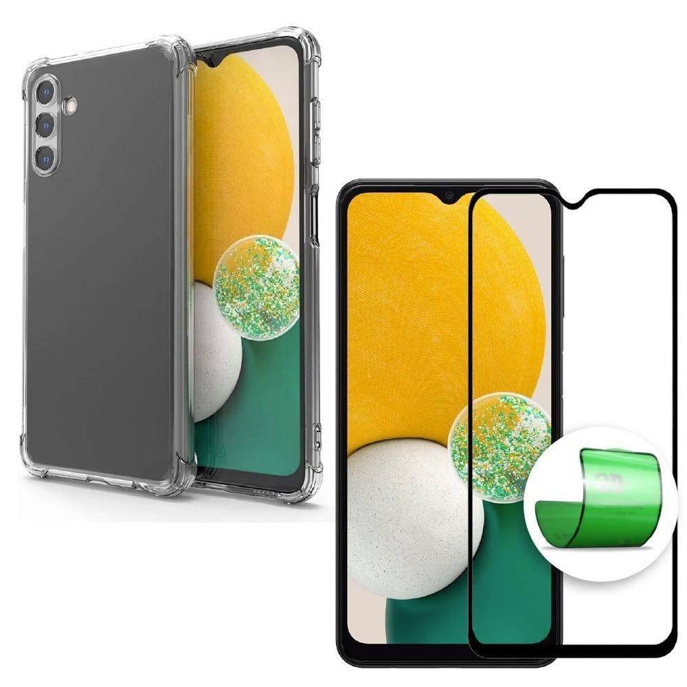 Capa Capinha + Película 9D Cerâmica Samsung A13 5G