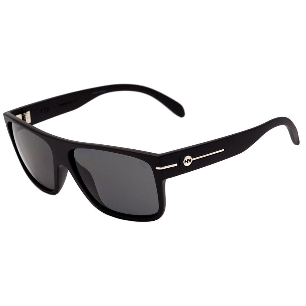 Óculos de Sol Hb Would Matte Black/ Gray Polarized Unico