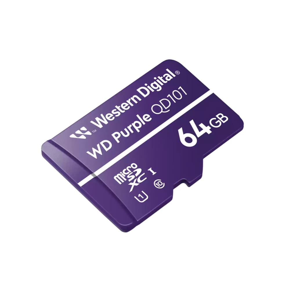 Cartão de Memória Micro-SD P/ Segurança 64GB - WD Purple