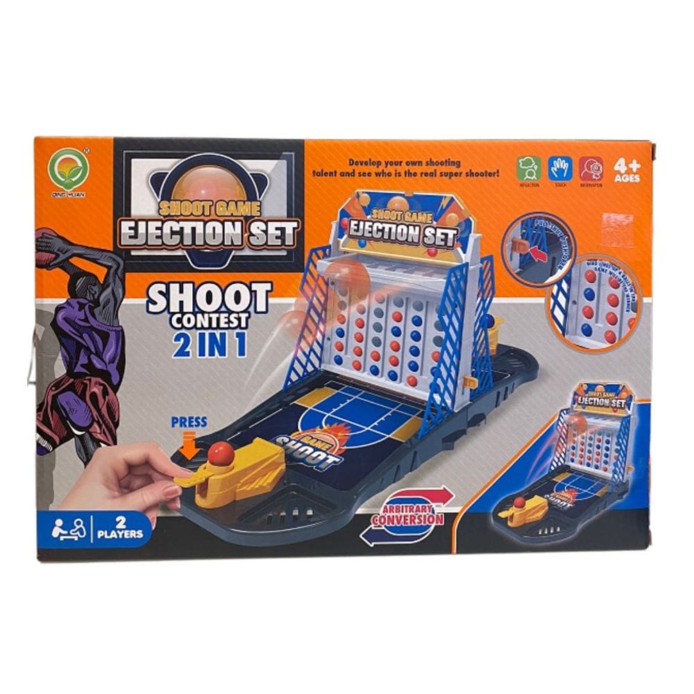 Jogo Mini Basquete de Mesa Infantil 2 em 1