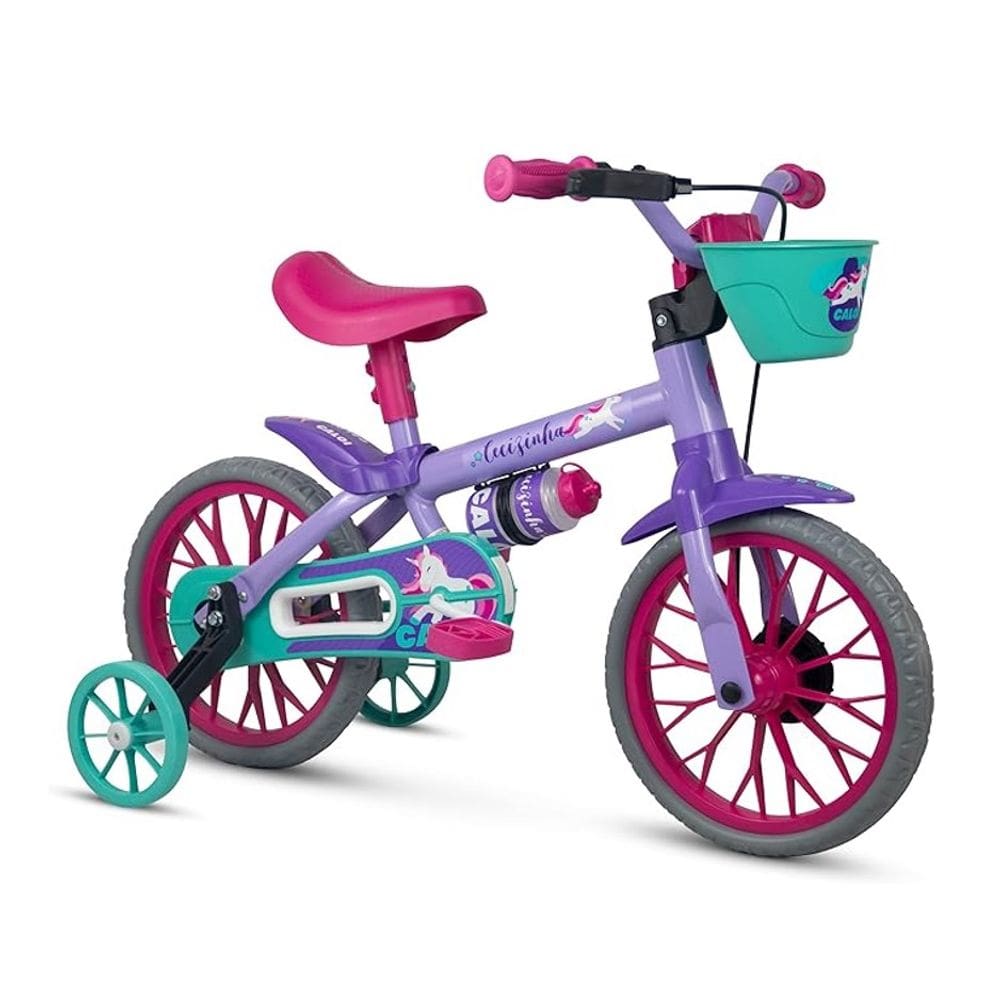 Bicicleta Infantil Com Rodinhas Aro 12 Cecizinha - Nathor
