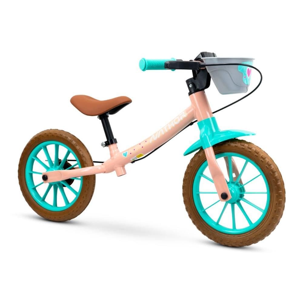 Bicicleta Equilíbrio Balance Sem Pedal Aro 12 Love Nathor