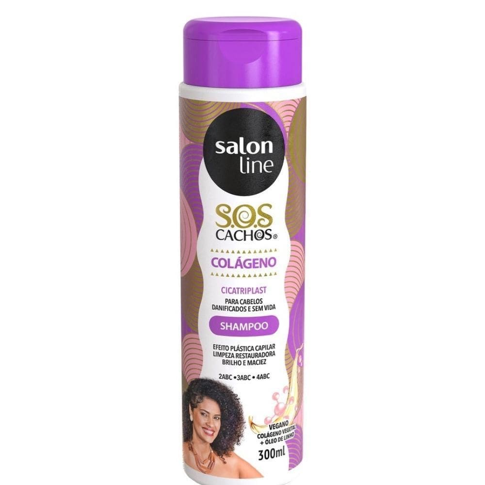 Salon Line Sos Cachos Shampoo Colágeno 300Ml
