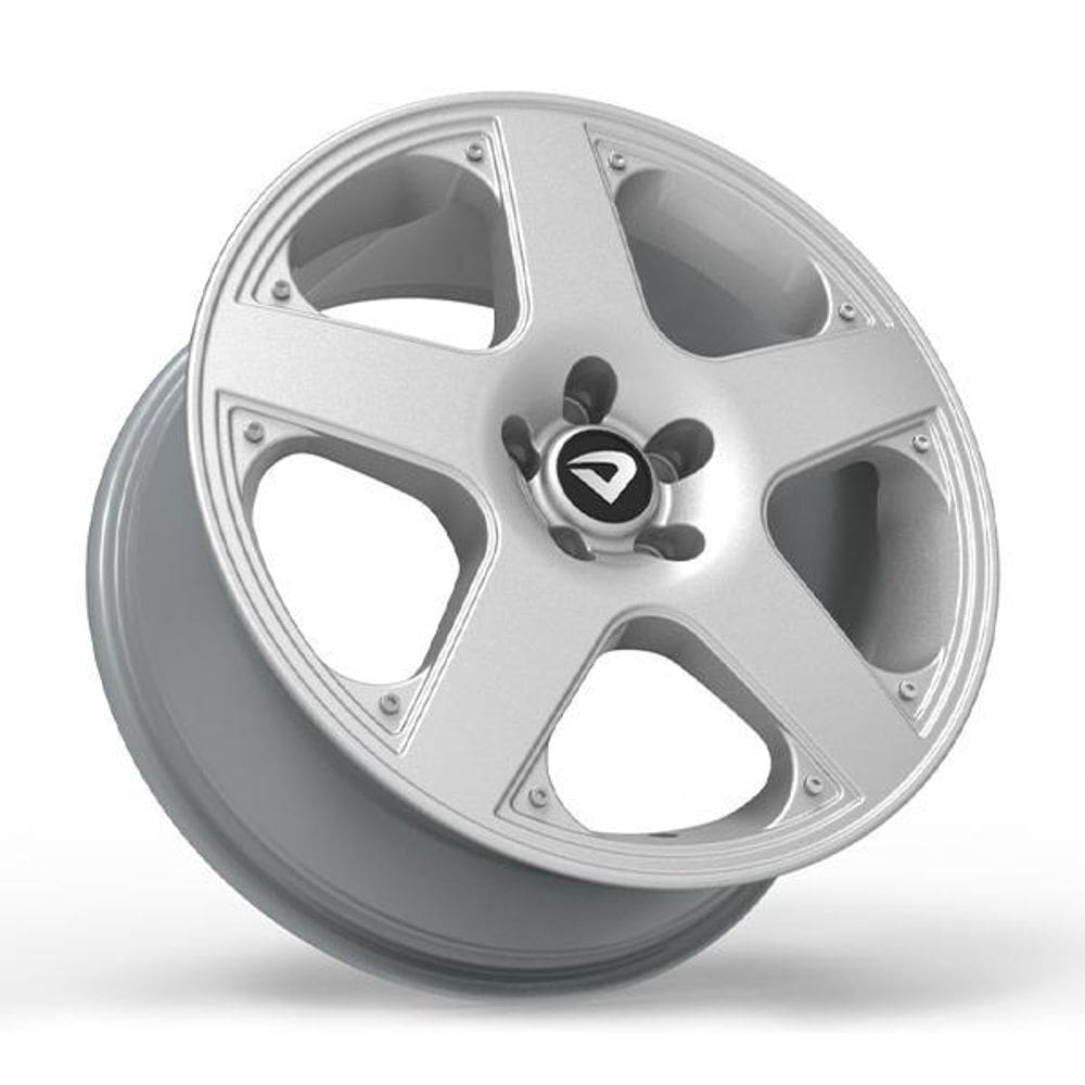 Roda Santa Mônica 18X6 5X100Mm Et42 Prata Brilhante