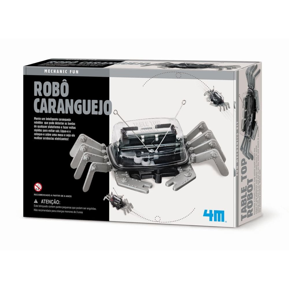 Robô Caranguejo - 4m - Brinquedo Educativo