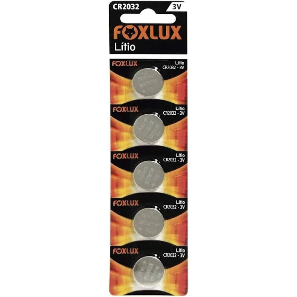 Bateria de Litio 3V CR2032 C/5 Un Foxlux