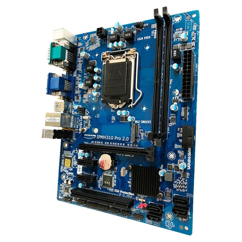 Placa Mãe Pcware Ipmh310G Pro R.2 Intel 8º e 9º Geração DDR4