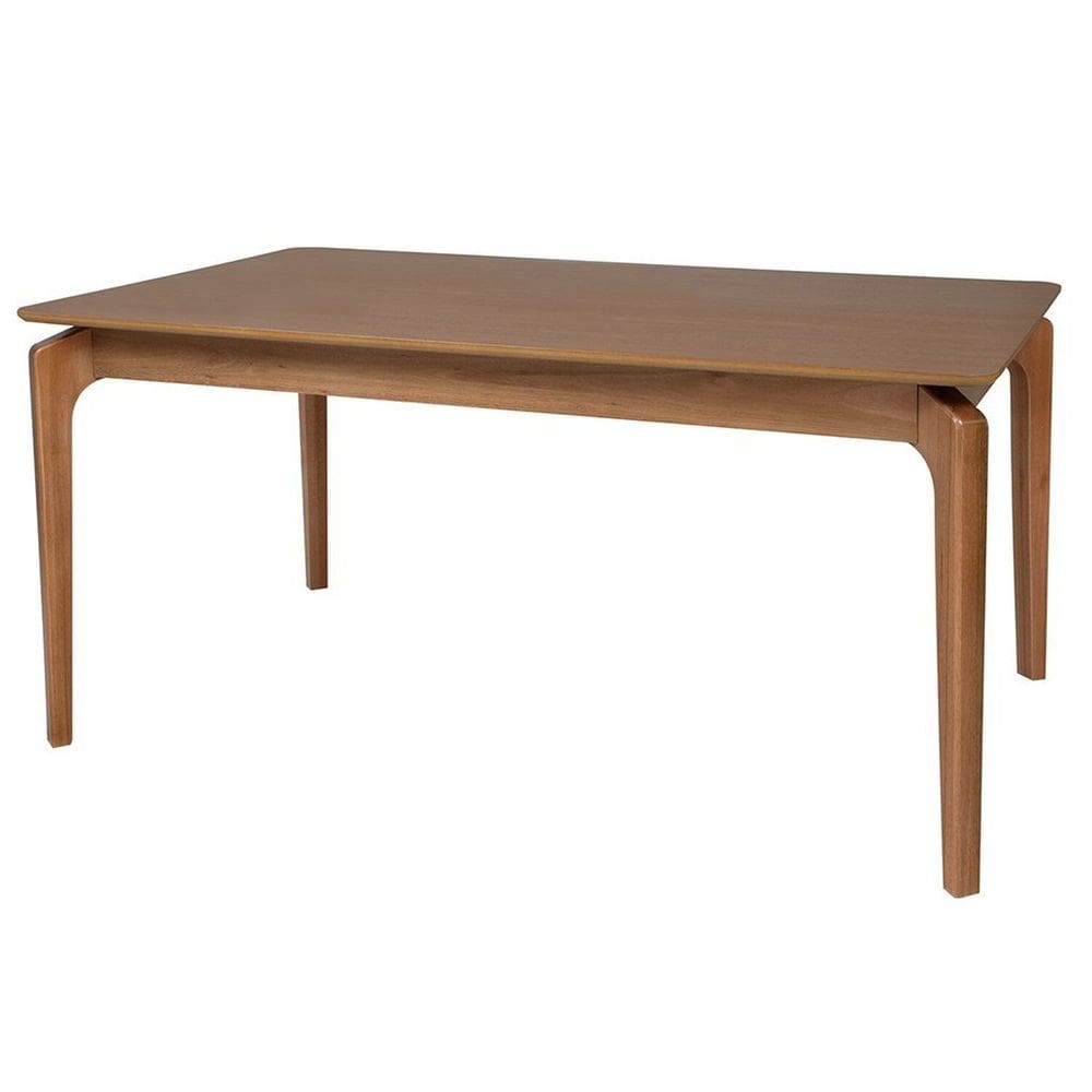 Mesa de Jantar Portugal em Madeira Maciça e Mdf L 180 X P 90 X Alt 77 Natural Natural