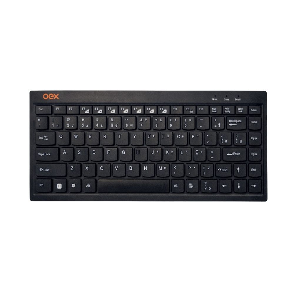 Teclado Mini TC301 Flat USB ABNT 2 - Oex Homologação: 185892112769