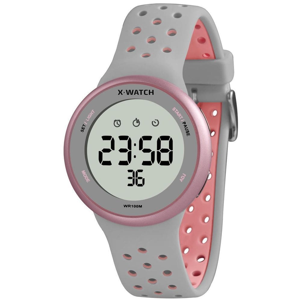 Relógio X-Watch Feminino Xfppd039W Bxgr Esportivo