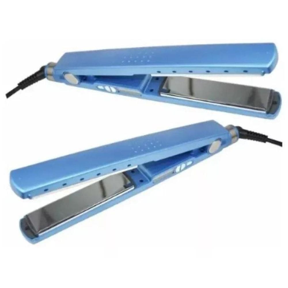 Chapinha Cabelo Prancha Profissional Cor Azul Bivolt