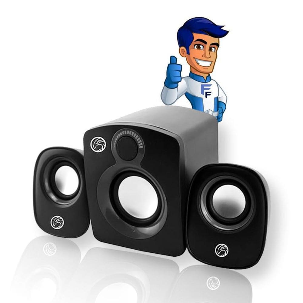 Caixa De Som 2.1 Subwoofer Bpc-Sp203 Brazilpc