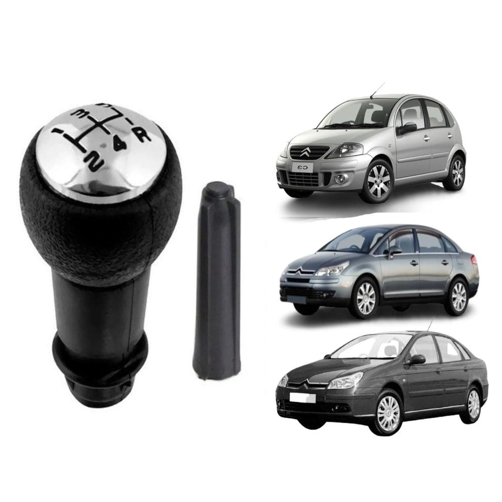 Bola Cambio Manopla Citroen C3 C4 C5 04-12 Lente Cromado