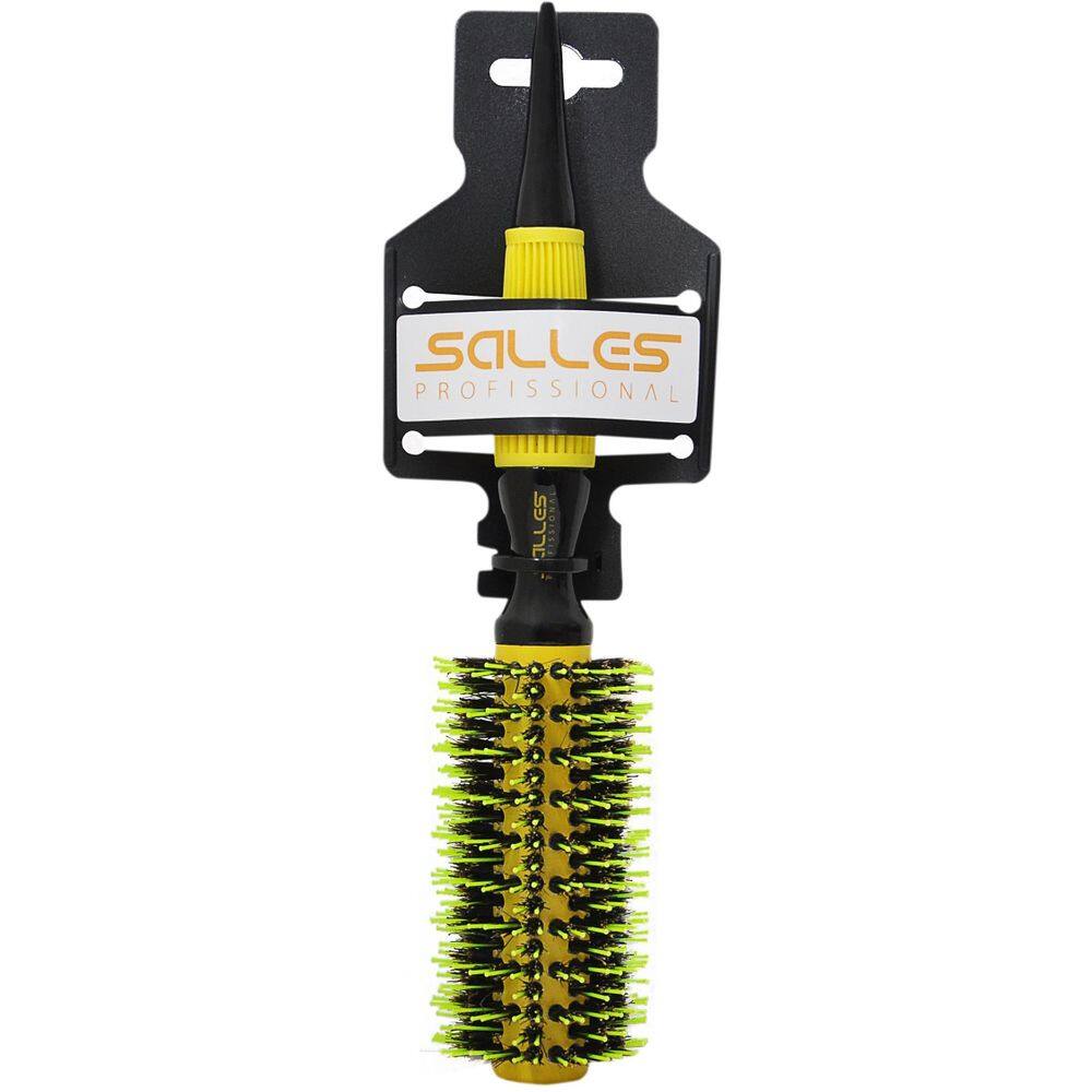 Escova De Cabelo Cerâmica Cerdas De Javali E Nylon 23Mm Nº02