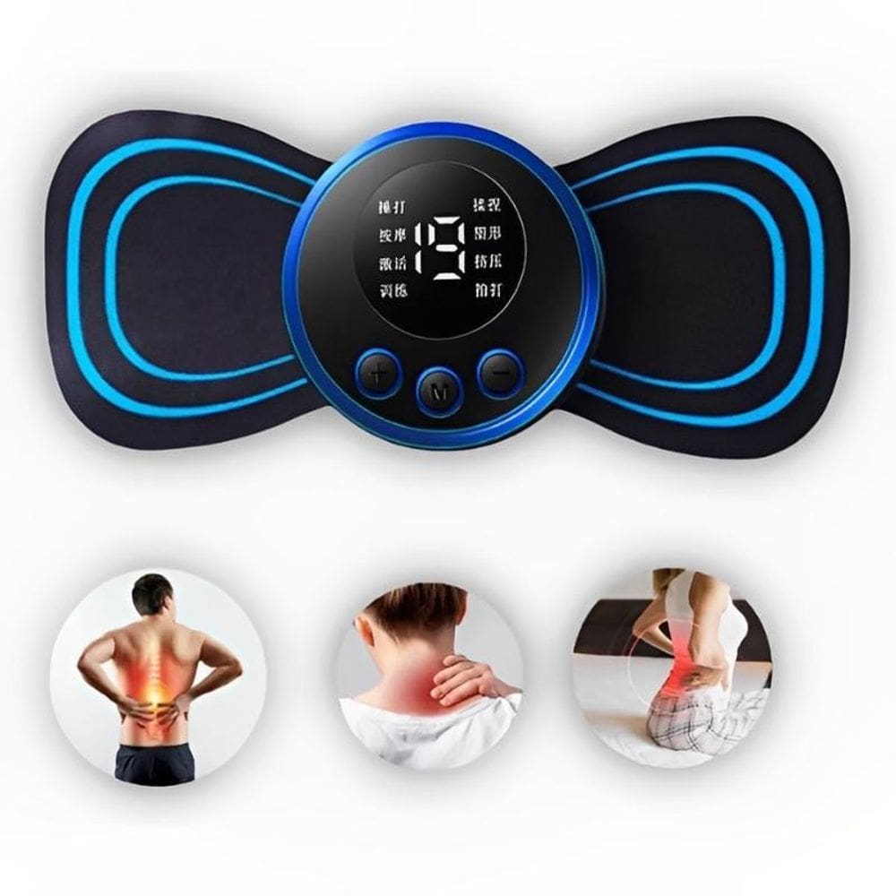 Mini Massageador Portátil Rms Recarregável Dor Pescoço
