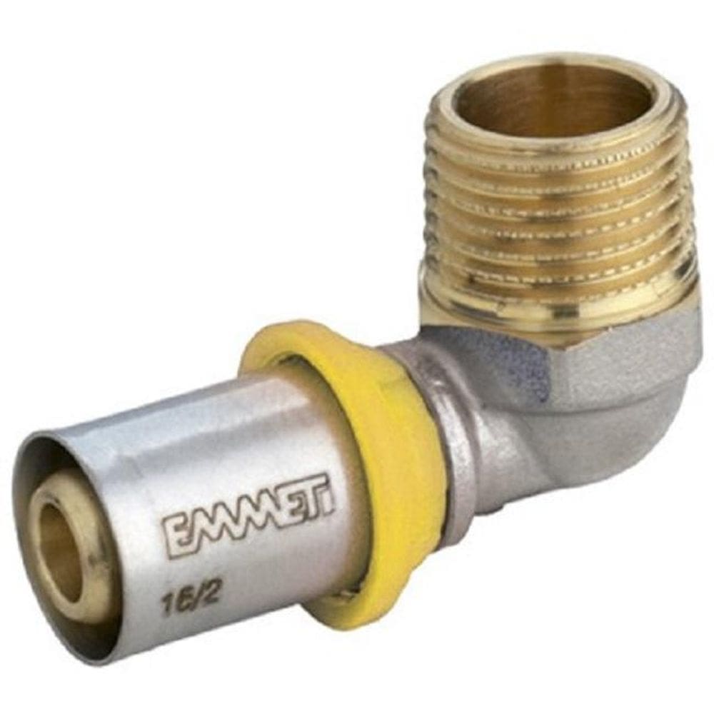 Cotovelo Emmeti Prensar Tubo 16Mm X 1/2 Macho 28125050