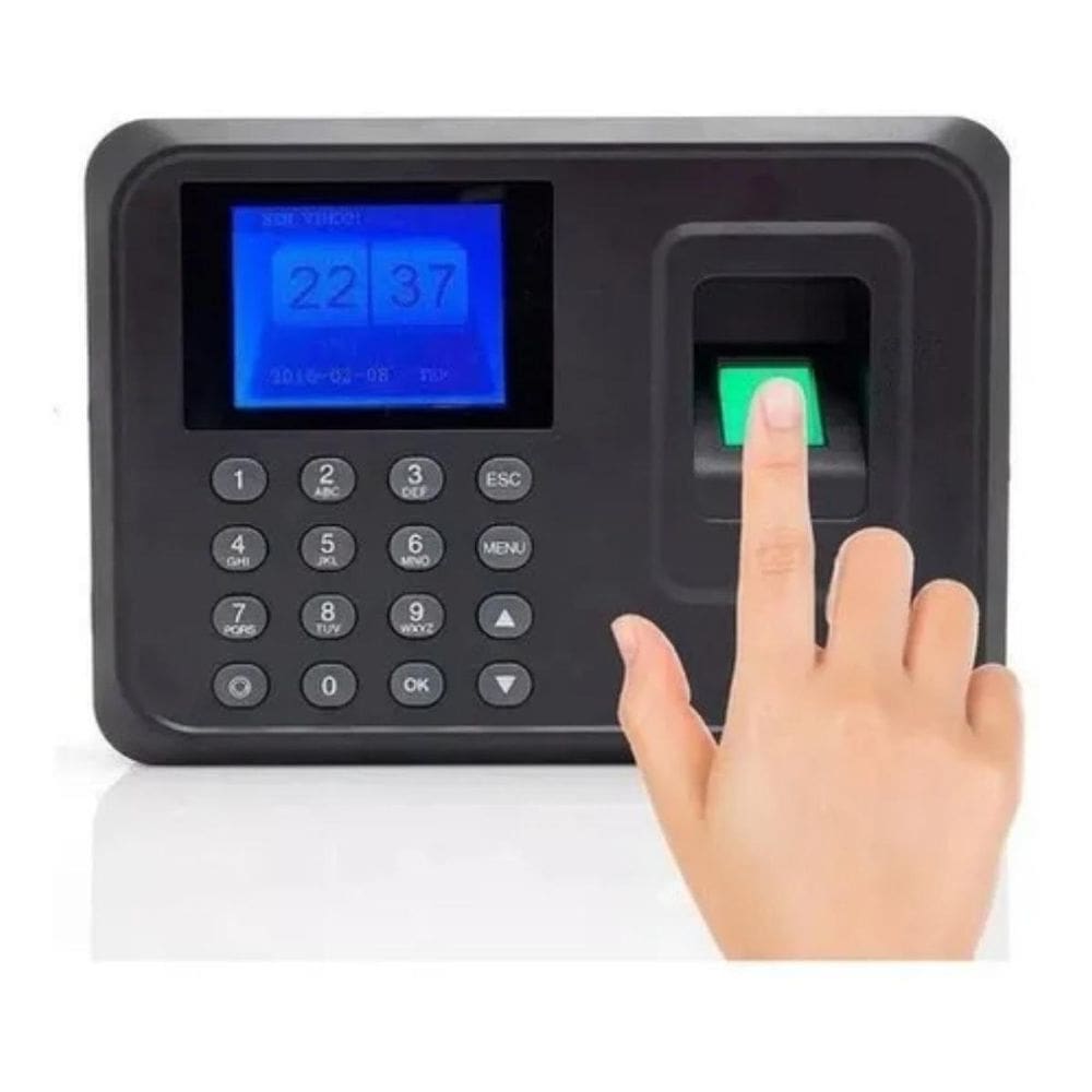 Relógio Digital Ponto Biométrico Impressão Bater Ponto