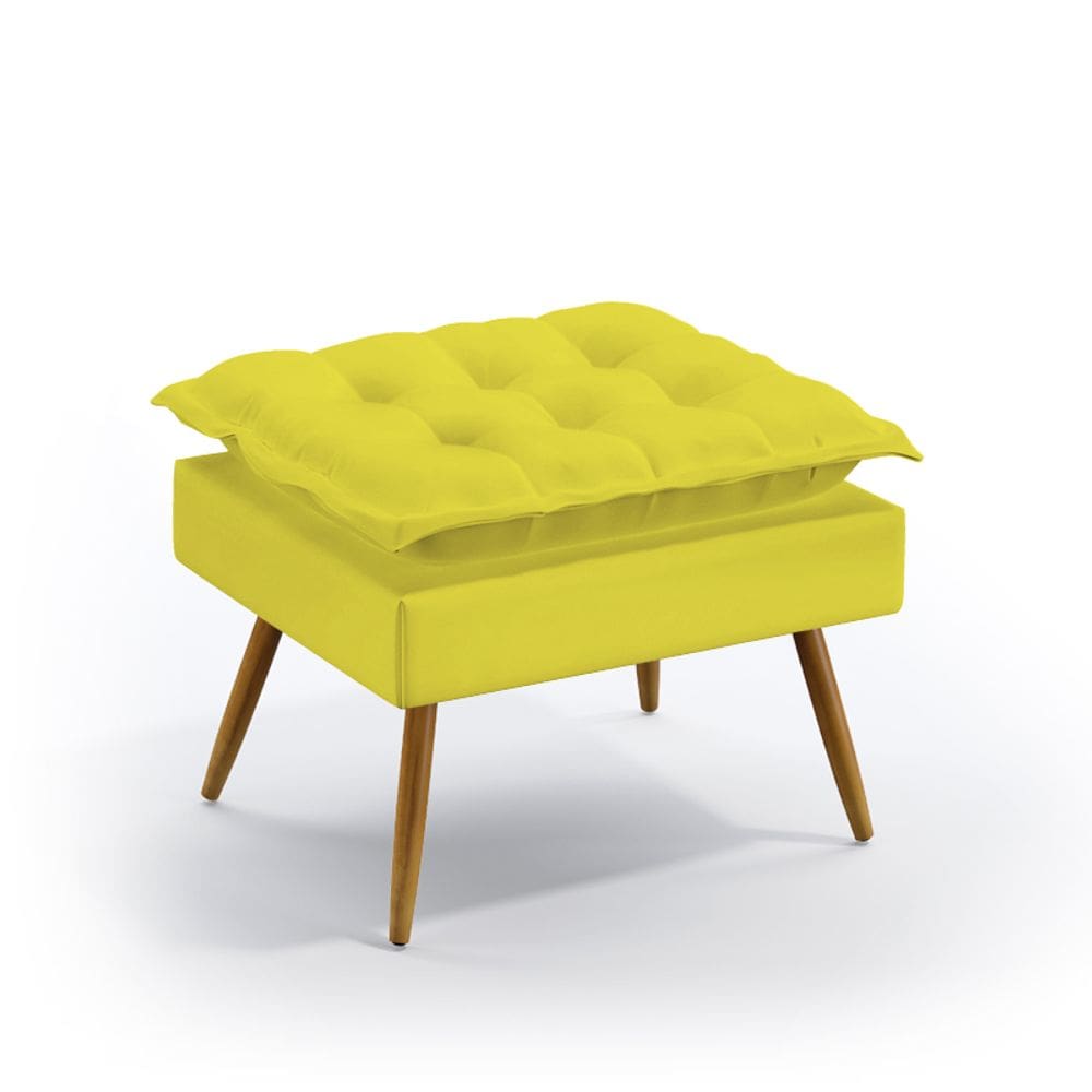 Puff Decorativo Lunar Sued Aradecor