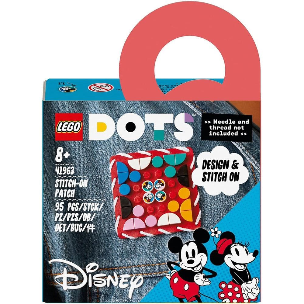 LEGO DOTs - Adorno Decorativo Mickey Mouse e Minnie Mouse 41963