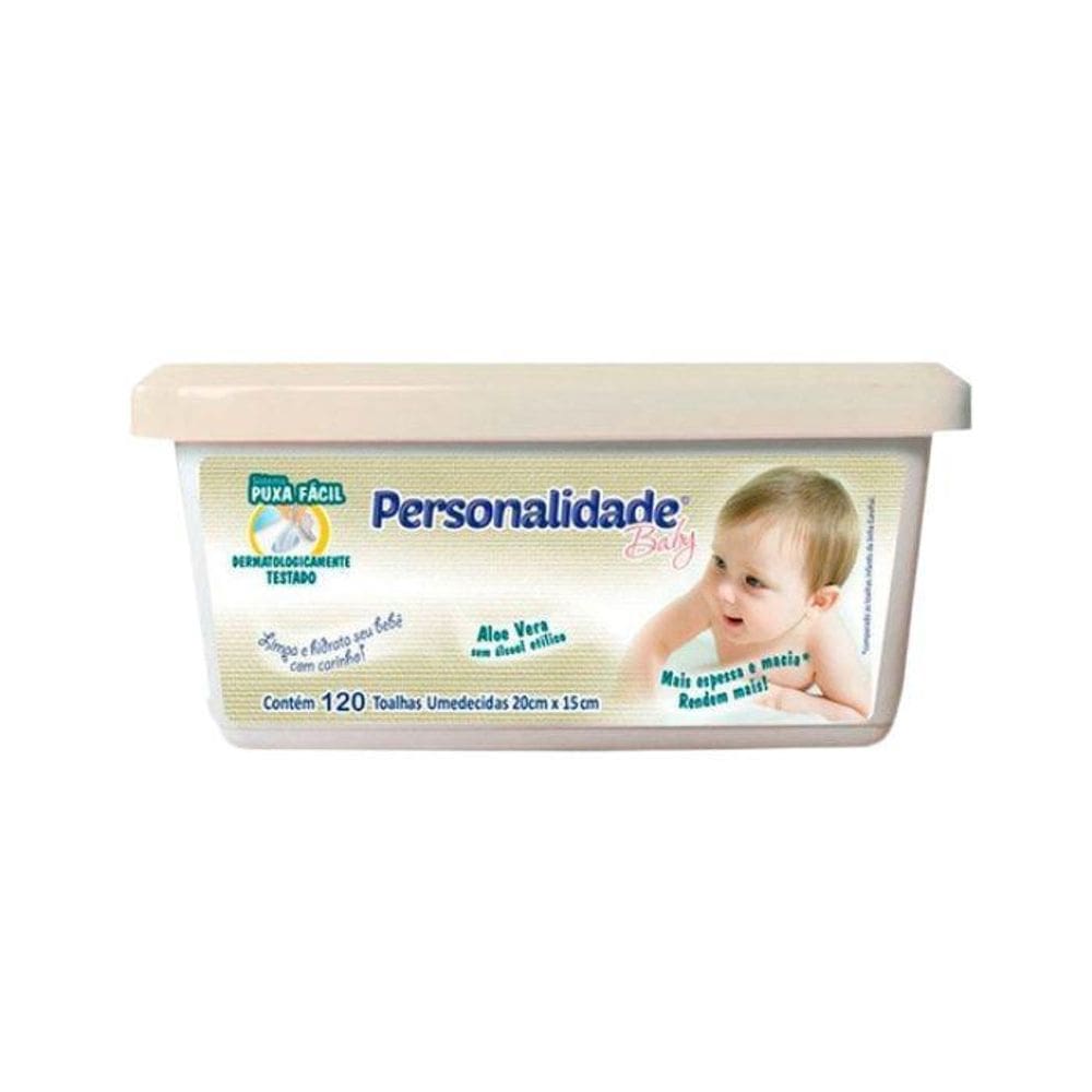 Toalha Umedecida Personalidade 120 Un