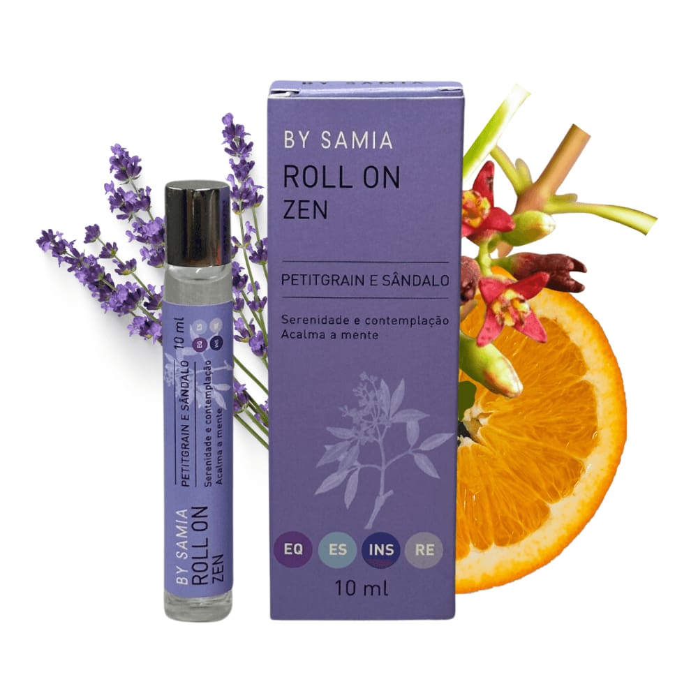 Roll On Zen Petitgrain E Sândalo By Samia 10ml