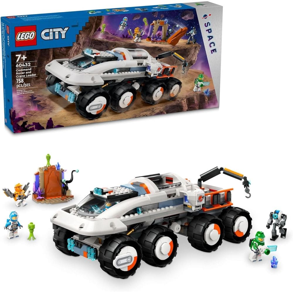 LEGO City - Astromóvel de Comando e Guindaste Articulado 60432