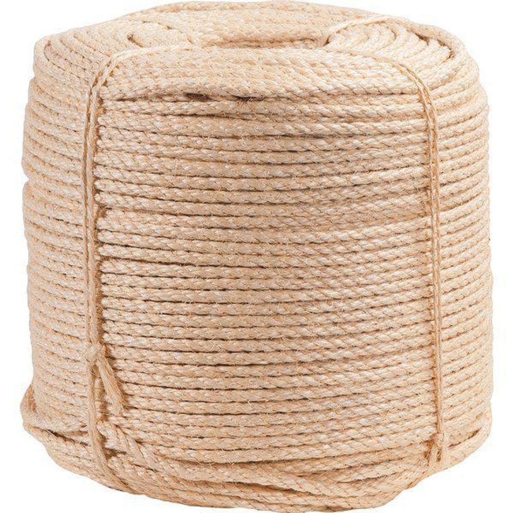 Corda De Sisal 6Mm Torcida 3 Pernas 220 M Vonder