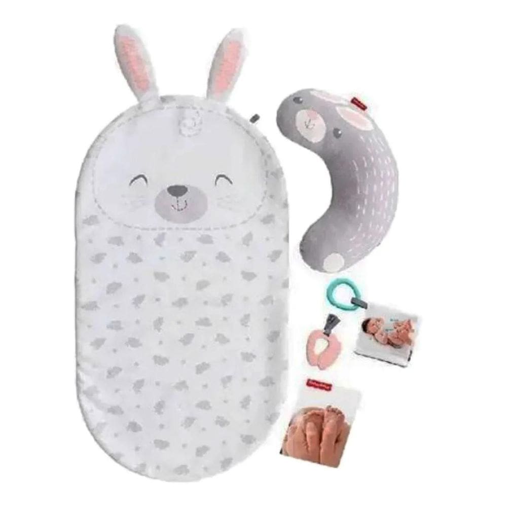 Tapete Coelho Conjunto Massagem Fisher Price - Mattel Gjd32