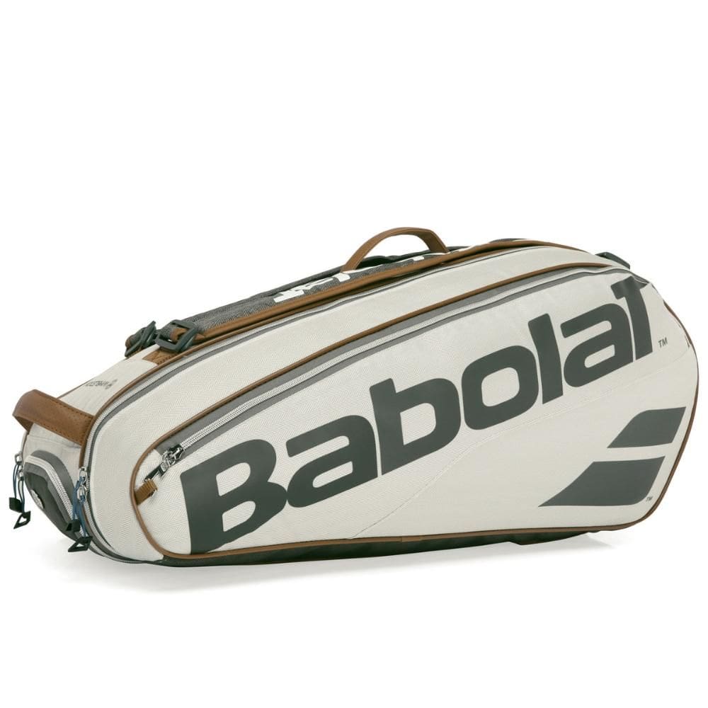 Raqueteira Babolat Wimbledon X6 Cinza e Marrom