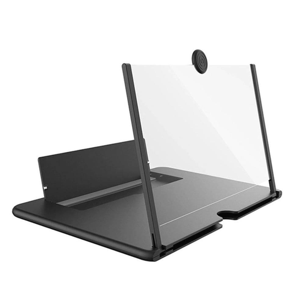 Tela De Aumento Ampliadora Lente Suporte Celular 10 Pol 3D