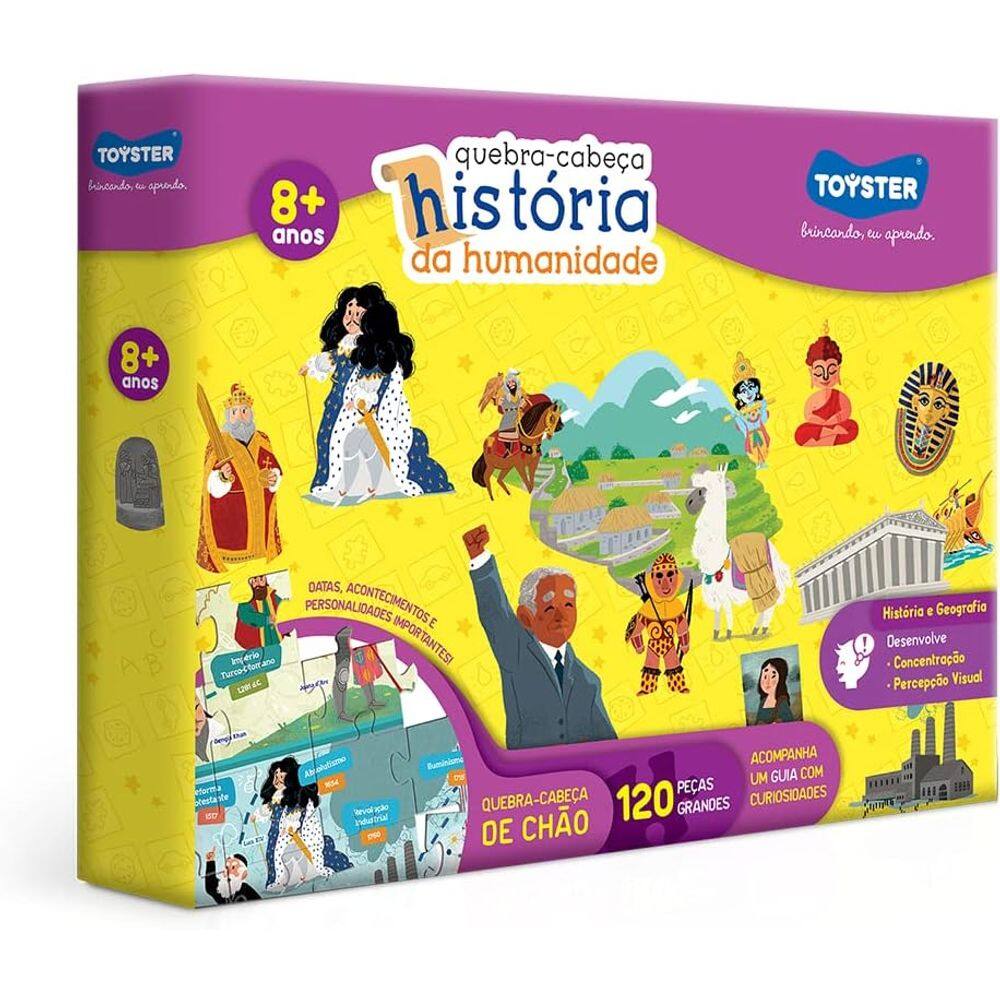 Quebra Cabeça Grandão - História Da Humanidade 120Pcs