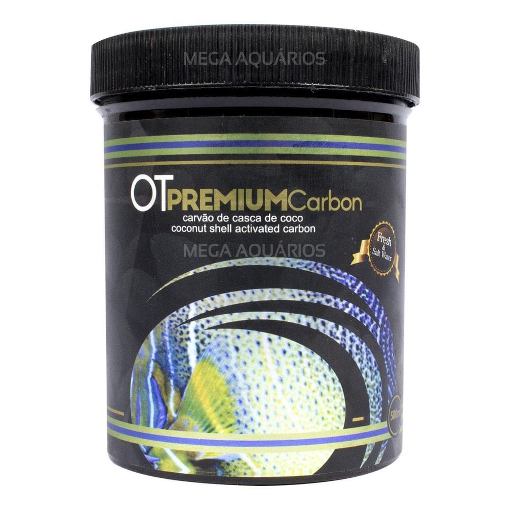 Carvão Casca Coco OceanTech Premium 500ml - Filtro Aquário