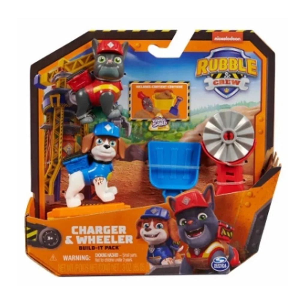 Patrulha Canina Charger e Wheeler - Rubble e Crew