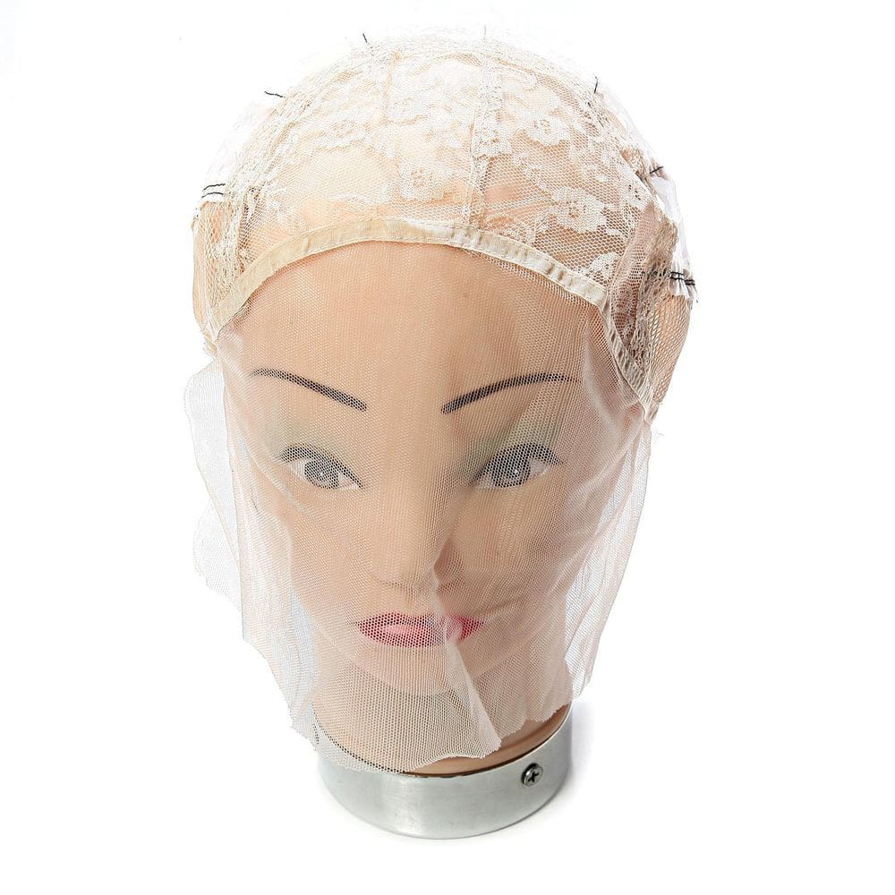 Touca Com Tela Para Confecção De Peruca Front Lace Cor Loiro
