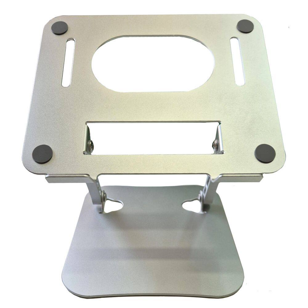 Suporte Apoio Elevação De Notebook Em Aluminio Prata zj02
