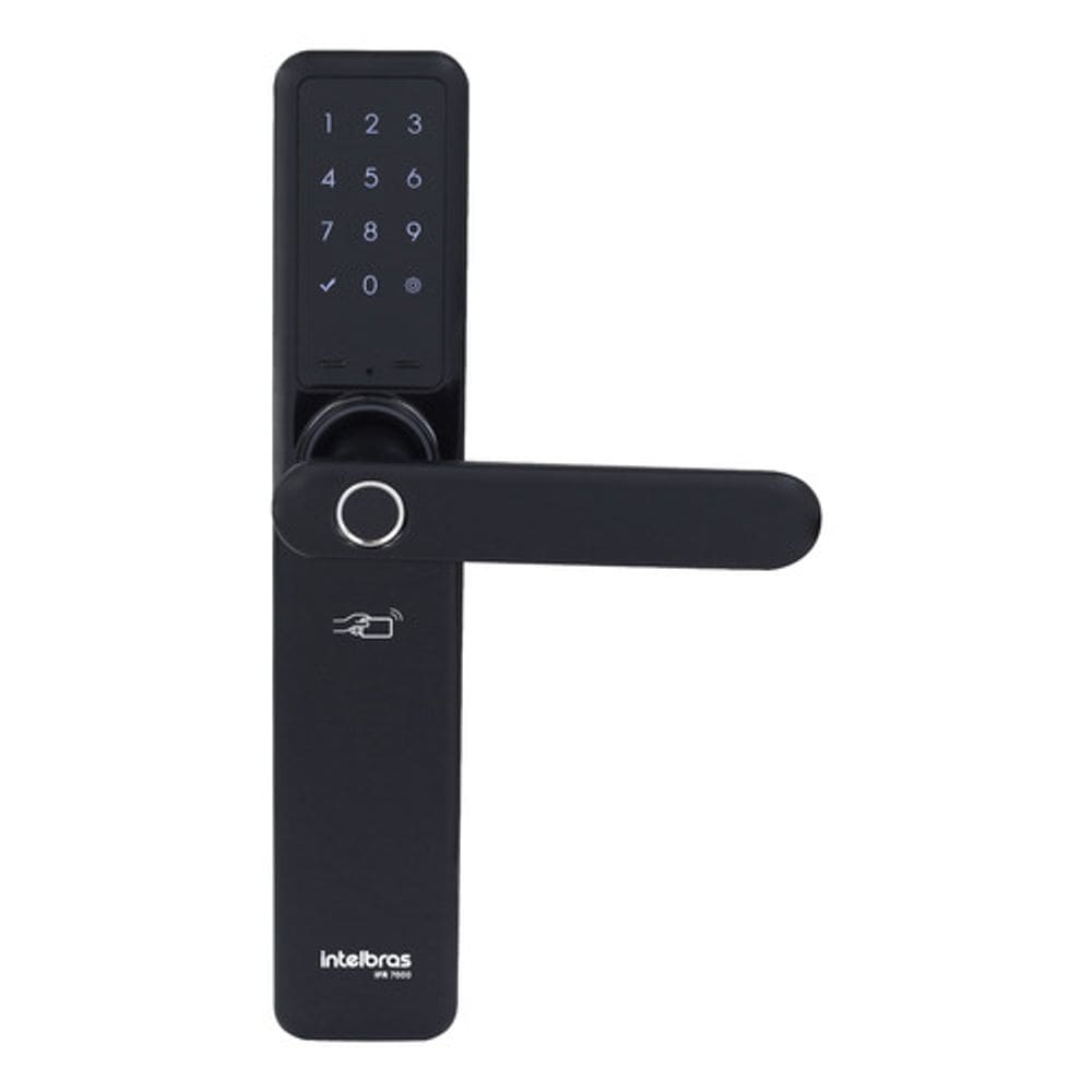 Fechadura Eletrônica Com Senha Preta Ifr7000 - Intelbras