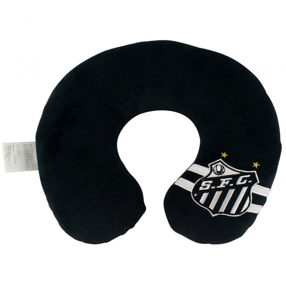 Pescoceira Fibra Escudo Time Santos 28X29 Cm